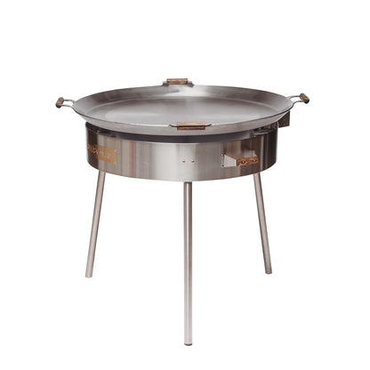 GrillSymbol Paella Cooking Set PRO-960 light, ø 96 cm (pan 3 mm steel ø 96 cm, gas burner ø 60 cm)