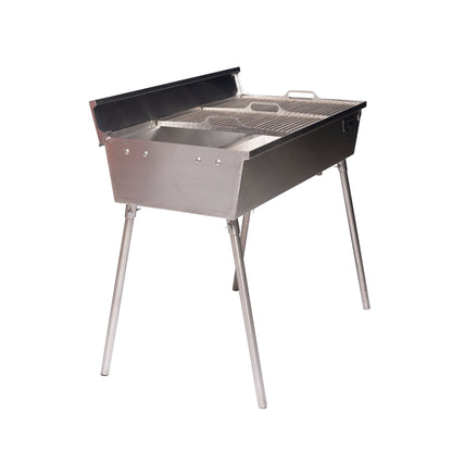 GrillSymbol Charcoal Grill Chef XXL Silver