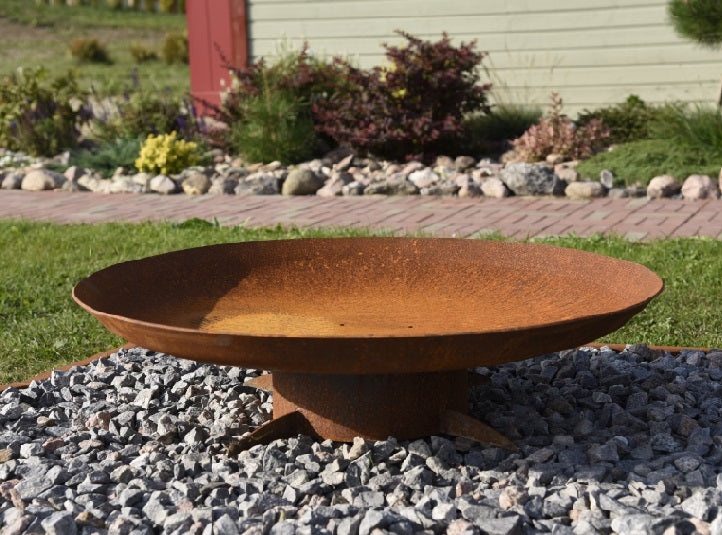 GrillSymbol Corten Steel Fire Pit Chiaro XL, ø 91 cm