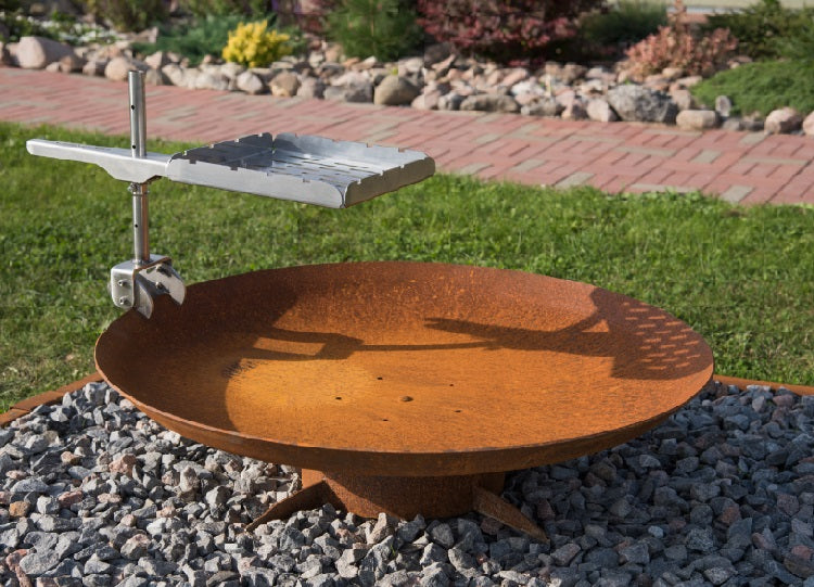 GrillSymbol Corten Steel Fire Pit Chiaro XL, ø 91 cm