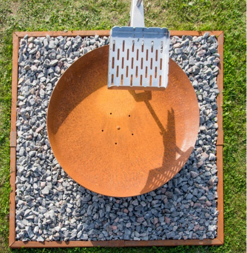 GrillSymbol Corten Steel Fire Pit Chiaro XL, ø 91 cm