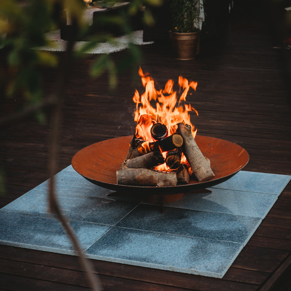 GrillSymbol Corten Steel Fire Pit Chiaro XL, ø 91 cm