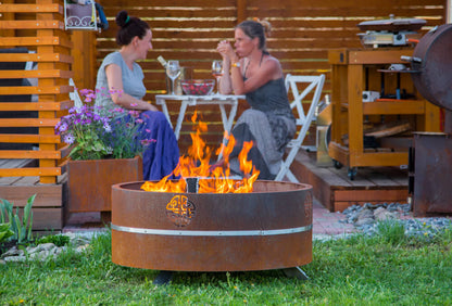 GrillSymbol Corten Steel Fire Pit Lucas, ø 95 cm