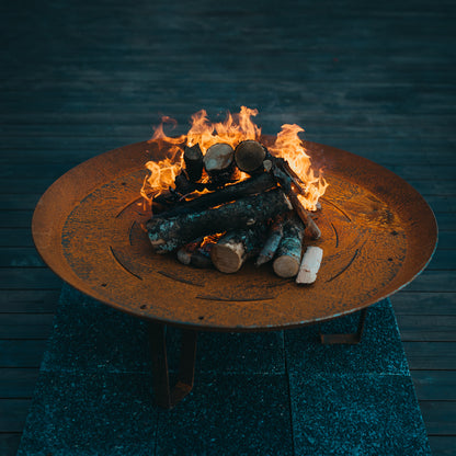 GrillSymbol Corten Steel Fire Pit Elegante XL, ø 95 cm