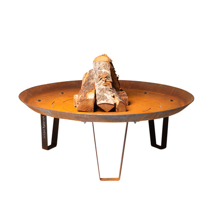 GrillSymbol Corten Steel Fire Pit Elegante XL, ø 95 cm