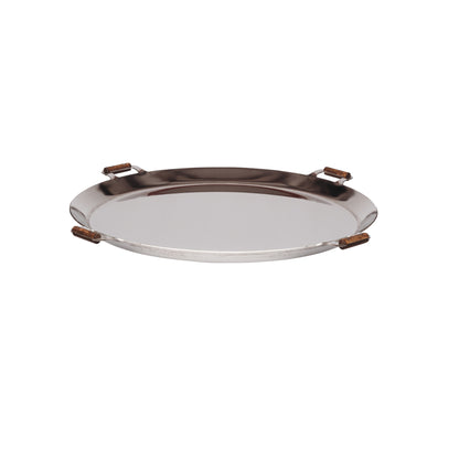 GrillSymbol Stainless Steel Paella Pan FP-960 inox, ø 96 cm (pan 5 mm)