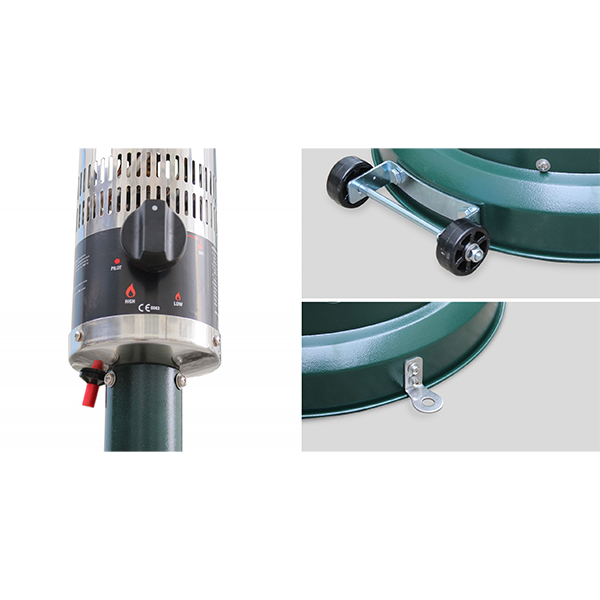 Capri Green Patio Heater