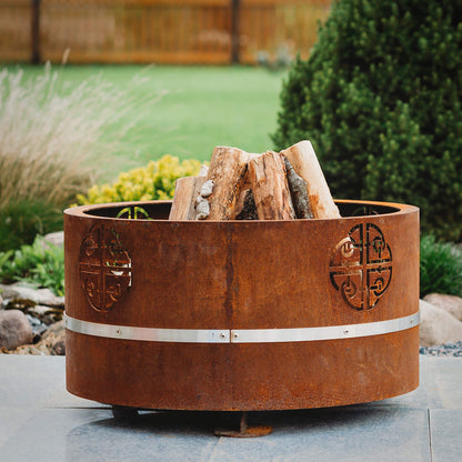 GrillSymbol Corten Steel Fire Pit Lucas Mini, ø 60 cm