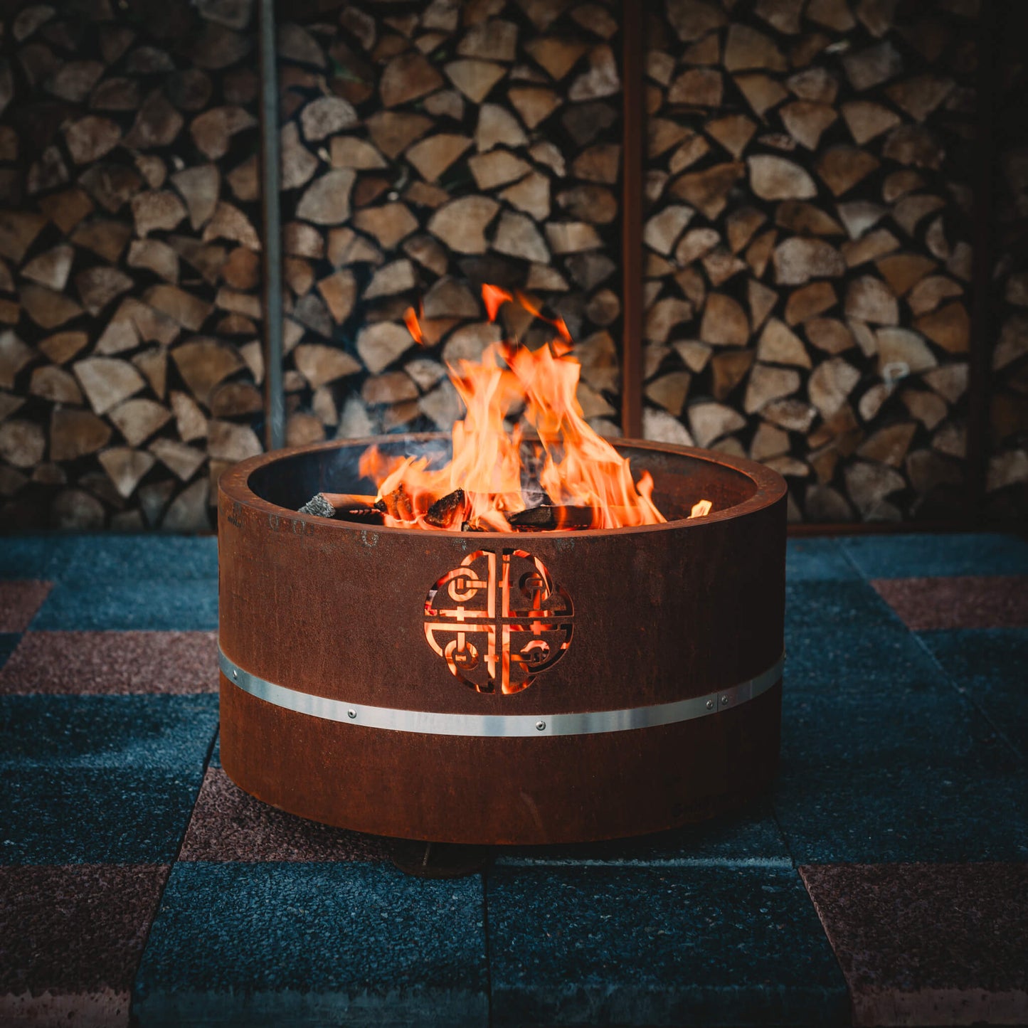 GrillSymbol Corten Steel Fire Pit Lucas Mini, ø 60 cm