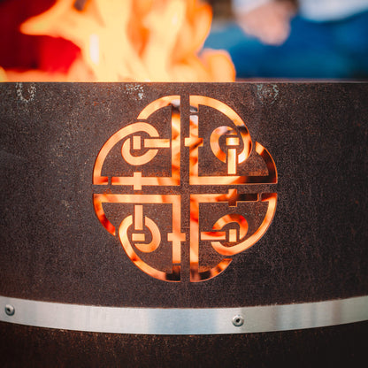 GrillSymbol Corten Steel Fire Pit Lucas Mini, ø 60 cm