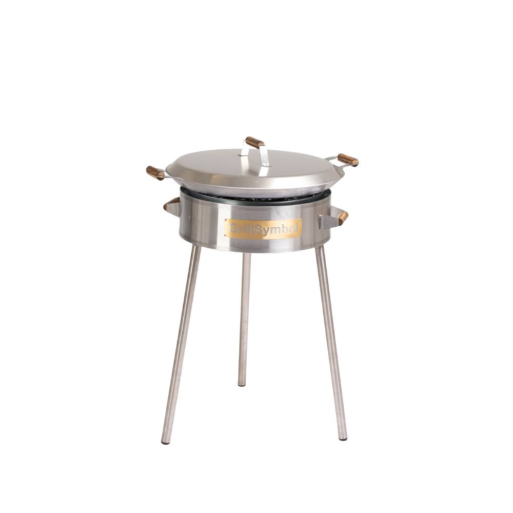 GrillSymbol Paella Cooking Set PRO-580 inox, ø 58 cm