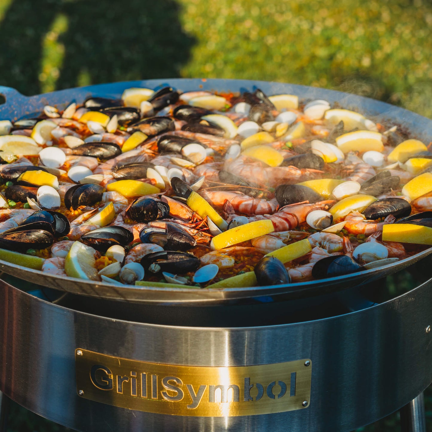 GrillSymbol Paella Cooking Set PRO-720 inox, ø 72 cm