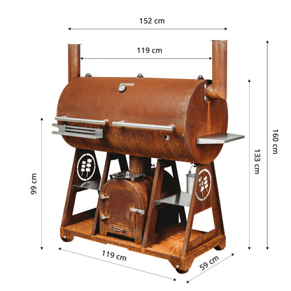 GrillSymbol BBQ Smoker Smoky Beast XL