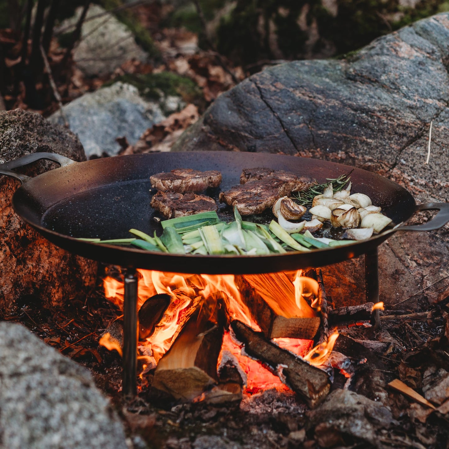 GrillSymbol Campfire Skillet Stark Set, ø 58 cm