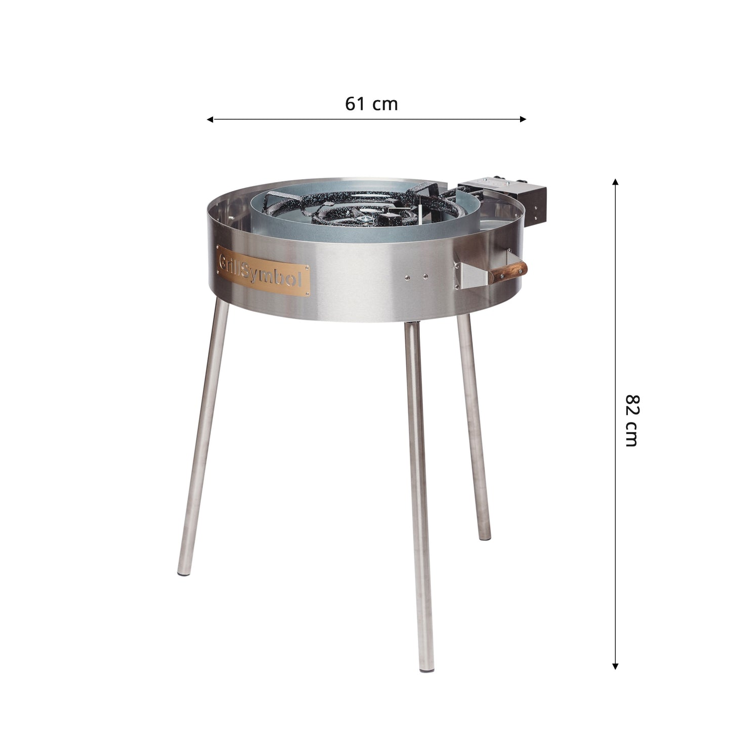 GrillSymbol Outdoor Paella Gas Cooker TW-720(gas burner ø 40 cm/11,4 kW)