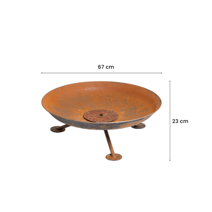 GrillSymbol Corten Steel Fire Pit Alta, ø 67 cm